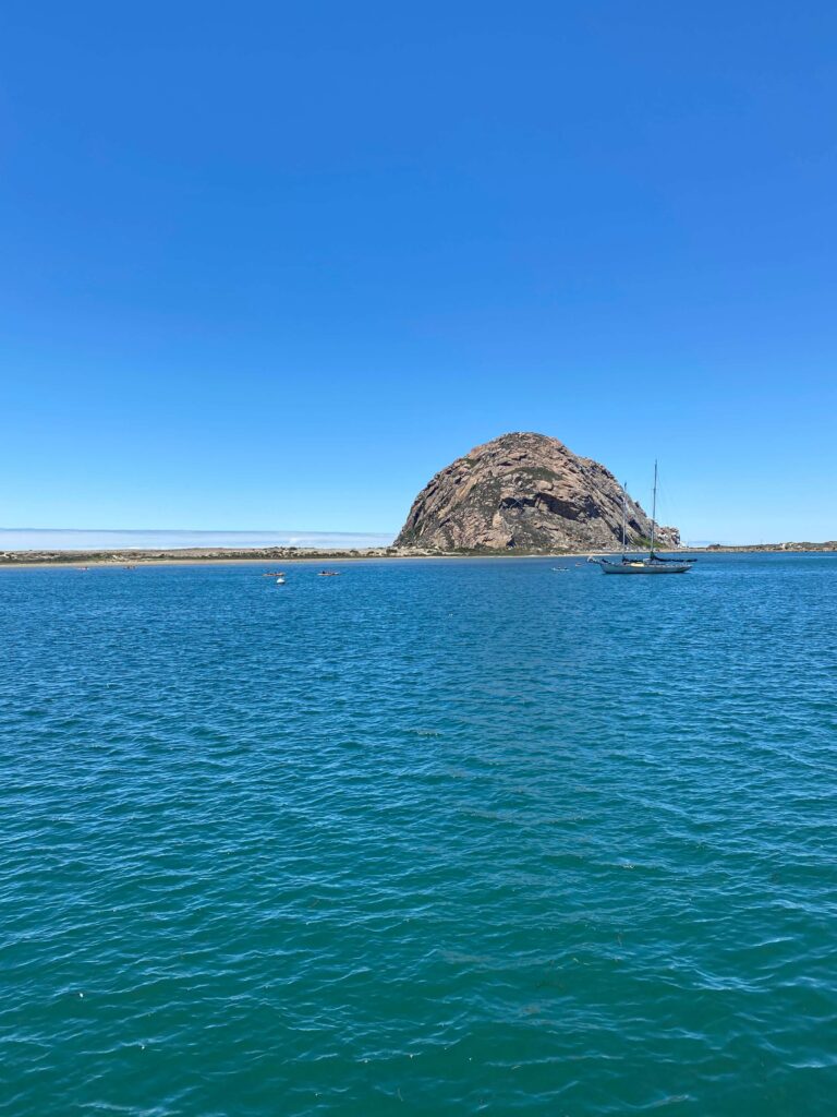 Morro Rock at Morrow Bay, CA
