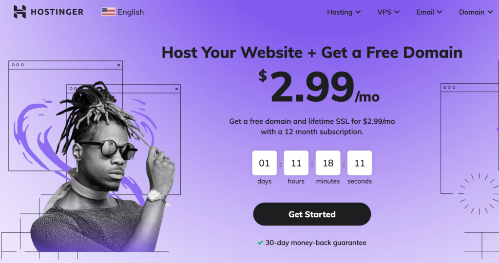 Hostinger Homepage
